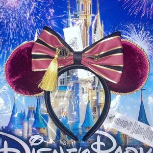 Disney Parks Loungefly Minnie Hollywood Hotel Tower of Terror Ears Headband NEW